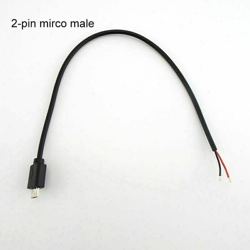 1/5X Micro USB 2.0 A Female male Jack cable 2/4 Pin Wire Data Charge Cable Cord - Picture 10 of 13