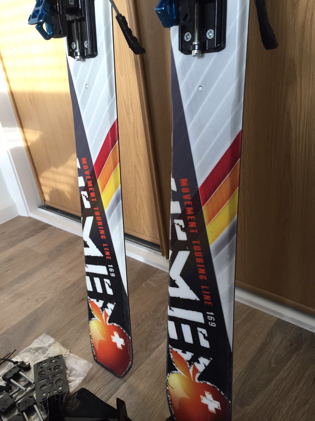 Movement Backcountry Ski Touring Setup, Salomon Bindings, Skins