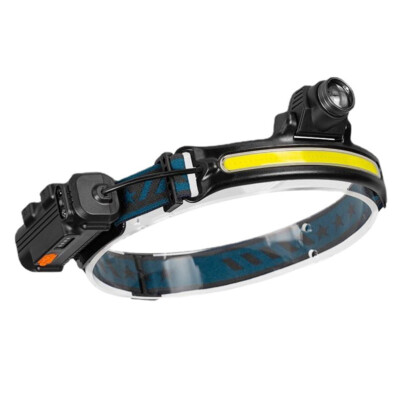 XPG+COB LED Zoom Induction Headlamp Powerful Head Flashlight Outdoor Head Light 