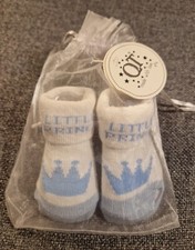 QT Baby Boys Socks 6-12 months BNWT Gift Bag Little Prince (H87) 