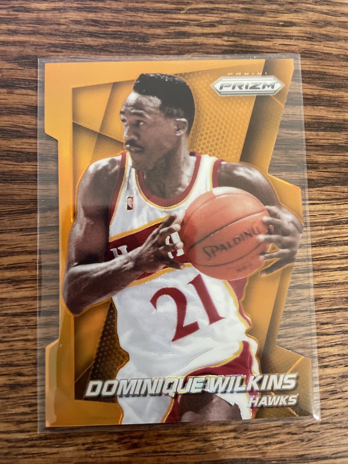 2014-15 Prizm Dominique Wilkins Orange Die Cut /139 Atlanta Hawks