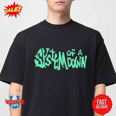 System Of A Down Turquoise Logo Classic T-Shirt