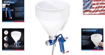 Compact Air Texture Gun for Wall Finishes - Drywall, Stucco, Popcorn Textures
