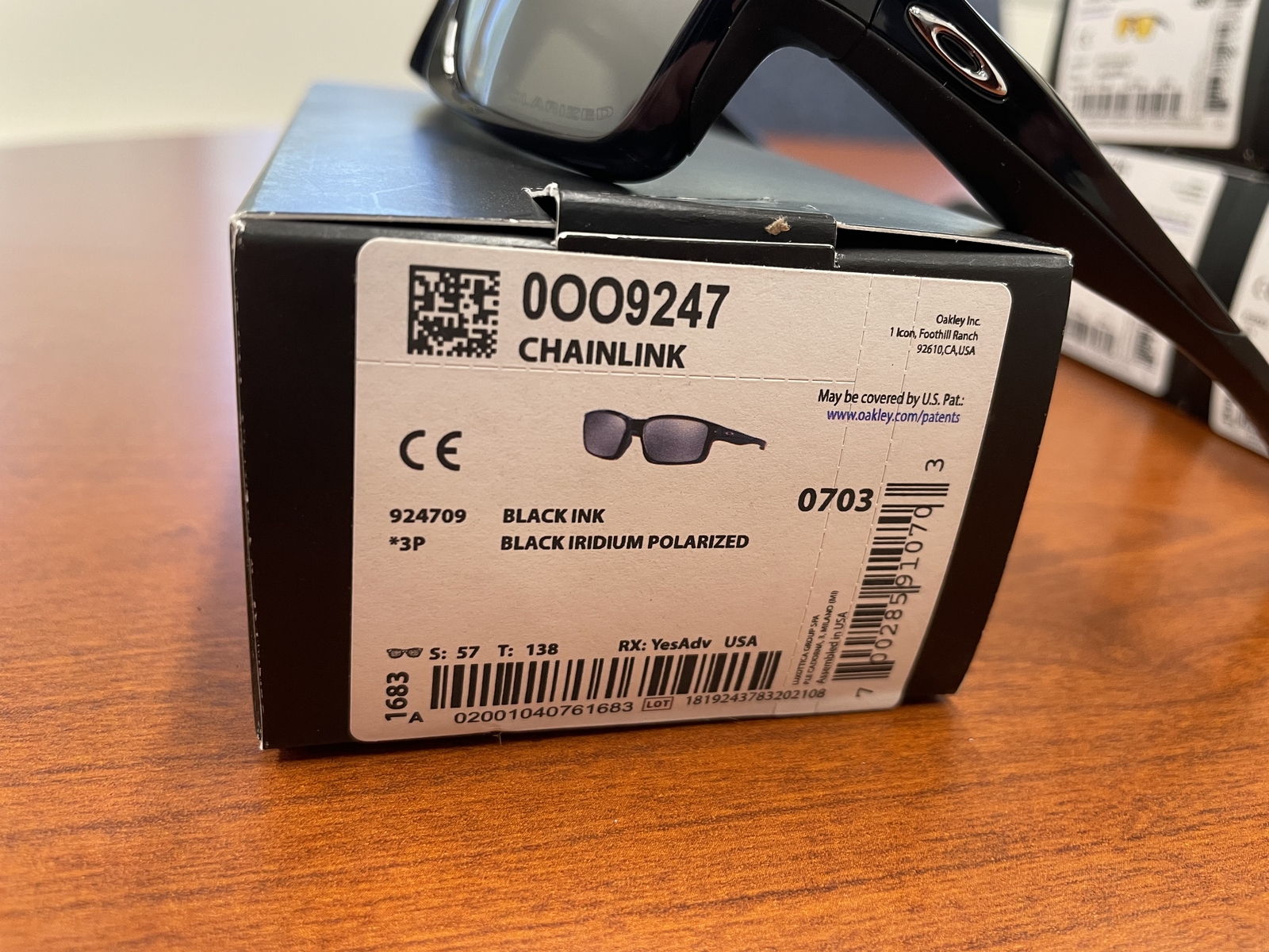 oakley chainlink matte black