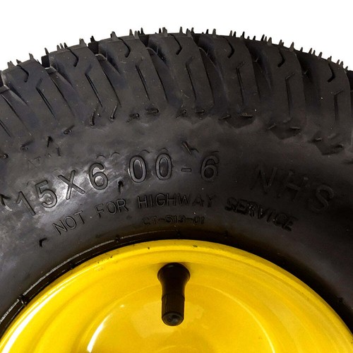 Front Tire and Rim 15x6-6 For John Deere GY20638 D100, D105, D110, D120, D125 - 第 8/11 張圖片