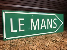lemans Le Mans racing garage sign BMW Porsche mercedes Ferrari Ford Gt Audi