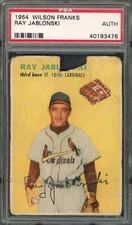 1954 Wilson Franks NNO Ray Jablonski PSA Authentic (3476) 40193476