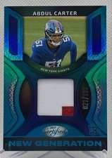 2025 Panini Certified - New Generation Jerseys Mirror Abdul Carter #NGJ-ACR Teal