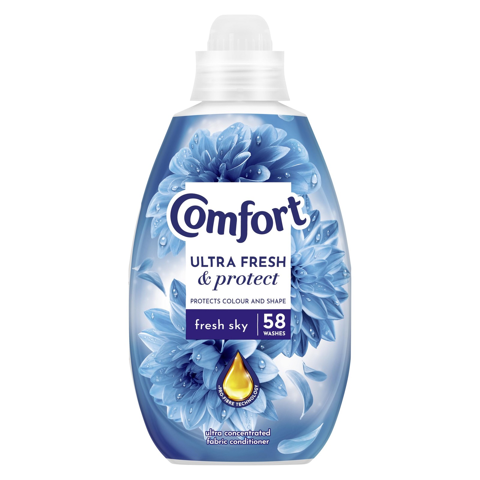 Comfort Ultra Fresh - Protect Fresh Sky Fabric Conditioner softener with Pr 6490₽