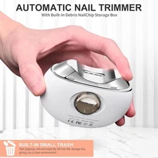 Electric Automatic Nail Clippers Toe Thick Nails Cutter Pedicure USB Portable US