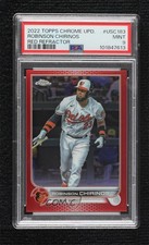2022 Topps Chrome Update Red Refractor 5/25 Robinson Chirinos PSA 9 MINT 0e2x