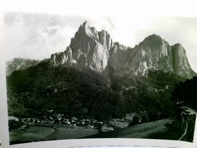 Siusi allo Sciliar / Seis am Schlern / Südtirol / Italien. Alte AK s/w. Ortsansi