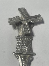 Old Windmill Silver  835 Vintage Souvenir  Spoon Collectible