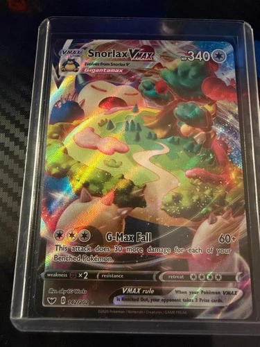 Snorlax VMAX 142/202 Swsh01: Sword & Shield Holo