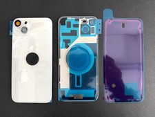 OEM iPhone 14 Plus Back Glass Cover Housing w/Camera Lens Magnets Adhesive