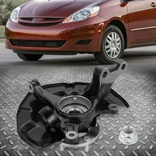 Front Left LH Steering Knuckle & Wheel Hub Bearing Assembly for 04-10 Sienna FWD