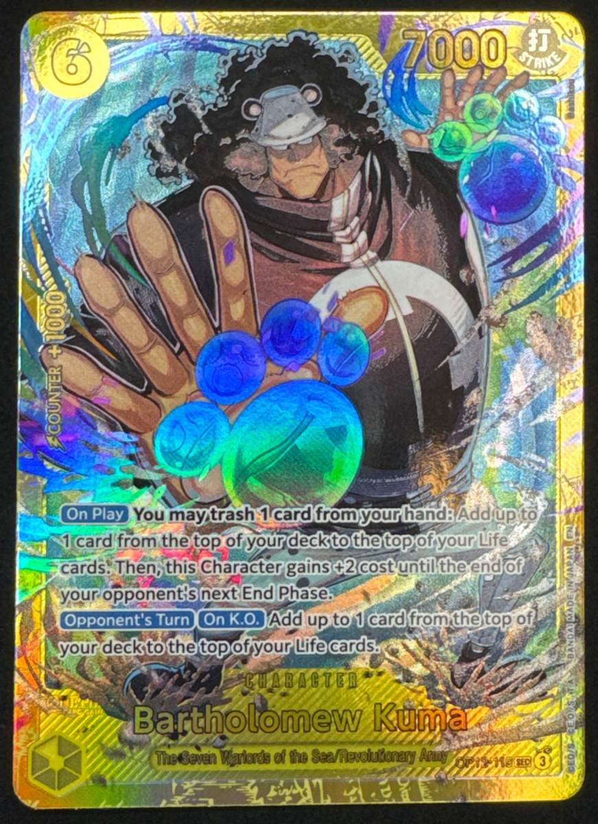 BARTHOLOMEW KUMA OP12-119 NM SEC LEGACY OF THE MASTER ONE PIECE