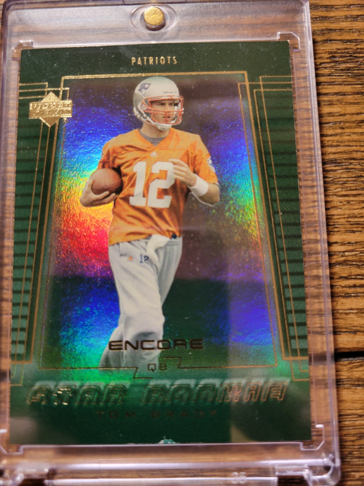 2000 Upper Deck Encore Star Rookie Tom Brady #254 (RC)