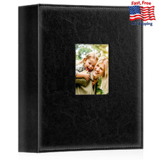 Ywlake Photo Album 4x6 400 Pockets Leather Photo Albums Holds 400 Vertical Pictu