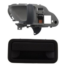 Car Door Handle Exterior Interior Rear Front Driver Side Left 1pc Black Textu...