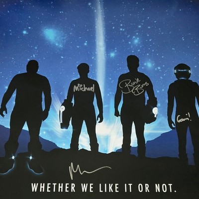 Rooster Teeth Lazer Team Signed Poster Gavin Free Burnie Burns Michael Jones 