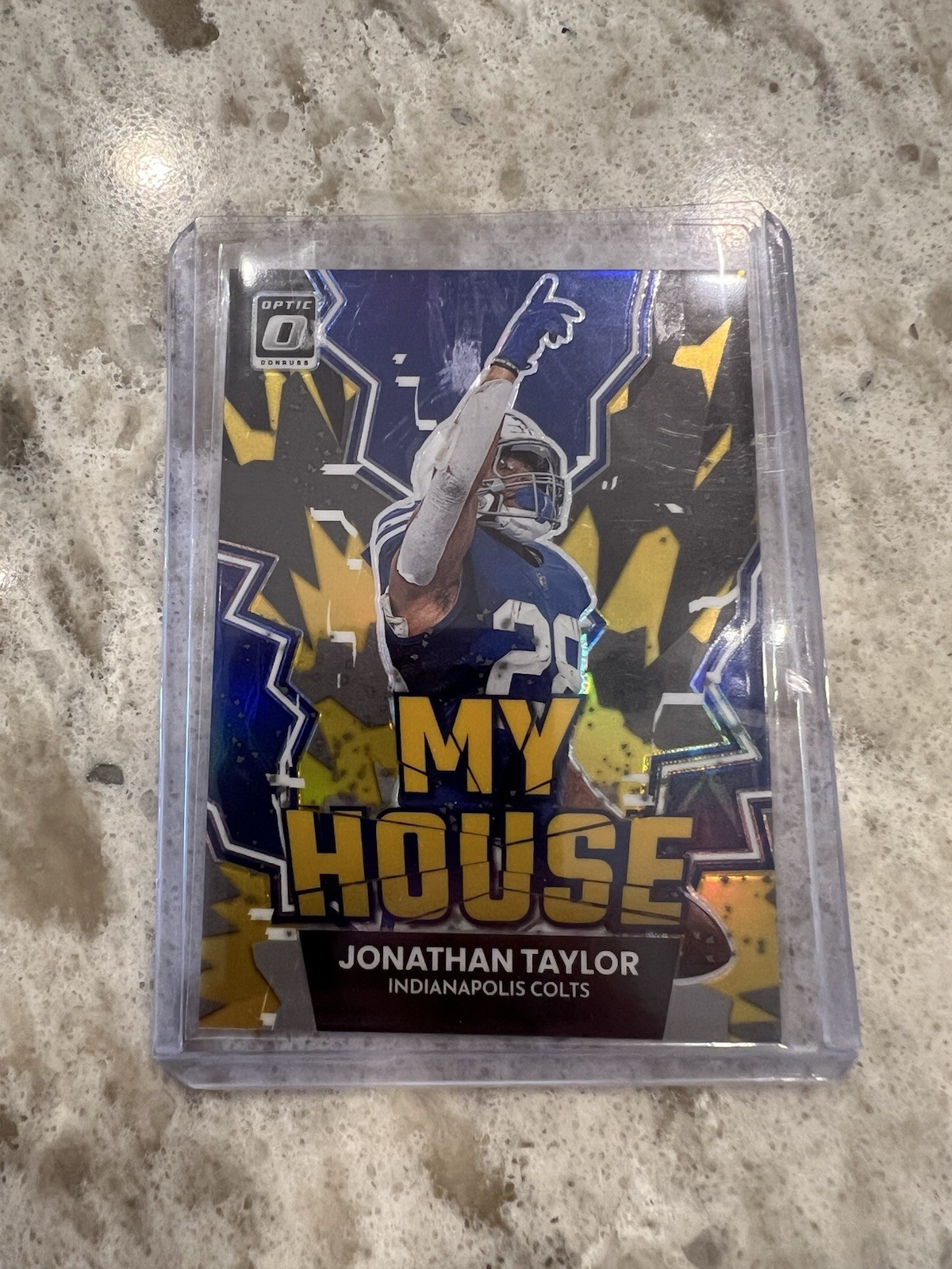 2022 Panini Donruss Optic Jonathan Taylor My House Gold Prizm /10 #MH-14