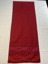 Christmas Table Runner, Deep Red/embroidery Christmas Runner for 13'' x 72''