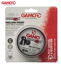 Gamo SWARM 10X .177 PELLETS Hollow Point 500-Pk 6322546BL54 FAST SHIP
