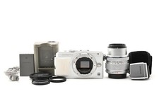 OLYMPUS PEN E-PL6 Mirrorless Camera Body Lens Kit Flash Battery Charger