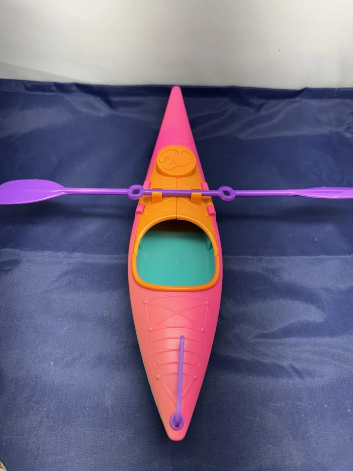芭比皮划艇翻盖上衣易于装载带桨 — 第 2/4 张图片