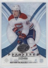 2013-14 Upper Deck Black Diamond Ice Premieres 232/499 Nathan Beaulieu #98 1o3