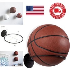 Multi Purpose Ball Holder Rack for Wall Storage Indoor Use Metal Construction