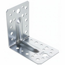 Angle Bracket 2.5mm HEAVY DUTY Galvanised Steel REINFORCED Corner Brace for Timb