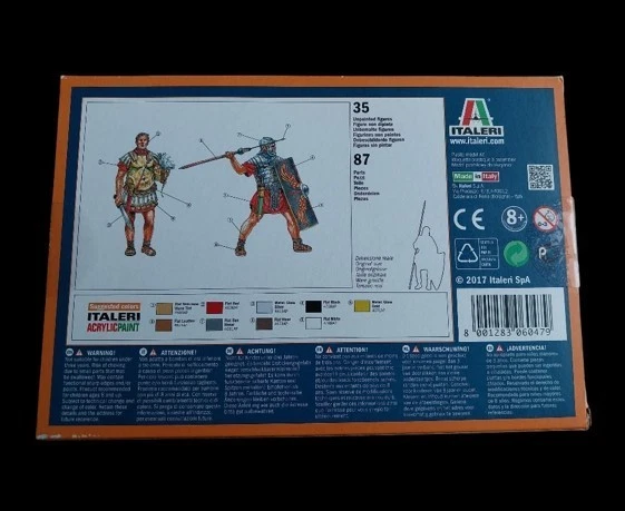 2 grappes de figurines au 1/72. ITALERI 6047, Infanterie Romaine. - Photo 2/3
