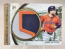 JOSE ALTUVE 2025 Topps Museum Collection Momentous Material Jumbo Relic GOLD /10