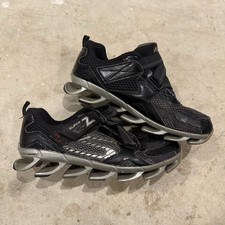 Skechers Boy's MegaFlex MegaBlade Black/Silver Fashion Sneakers Shoes Sz 4