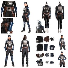 Wars The Mandalorian S2 Bo-Katan Kryze Cosplay Costume Battle Armor uniform set