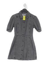 Jack Wills A-Line Midi Dress UK6 in Black