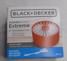 Black and Decker POWERSERIES Genuine OEM Replacement Vacuum Filter, BSVF1 - NEW