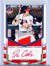 2025 Panini USA Stars & Stripes DEAN CURLEY Gold Patch AUTO Autograph RC 24/25