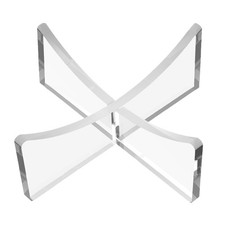 Ball Stand 4-Pack, Acrylic Display Stand for Football Basketball Soccer Volle...