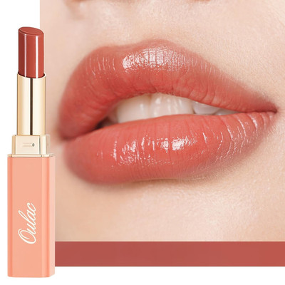 Oulac 2 In1 Lippenstift Und Lippenbalsam, Saftiger & Glänzender Pflegender Lippe