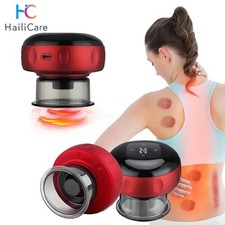 Electric Vacuum Cupping Heating Suction Cup Body Scraping Massage Therapy Device