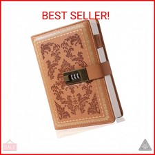 Lock Diary Vintage Journal with Lock for Women Leather Diary with Lock Refillabl