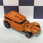 PROWLER Hot Wheels Redline 1975 Orange Enamel w/ Flaming Demon Tampo No Engine