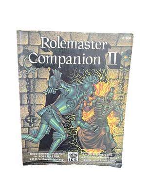Rolemaster Companion II RPG Book VTG 1987 ICE Fantasy Professions Skills Spells
