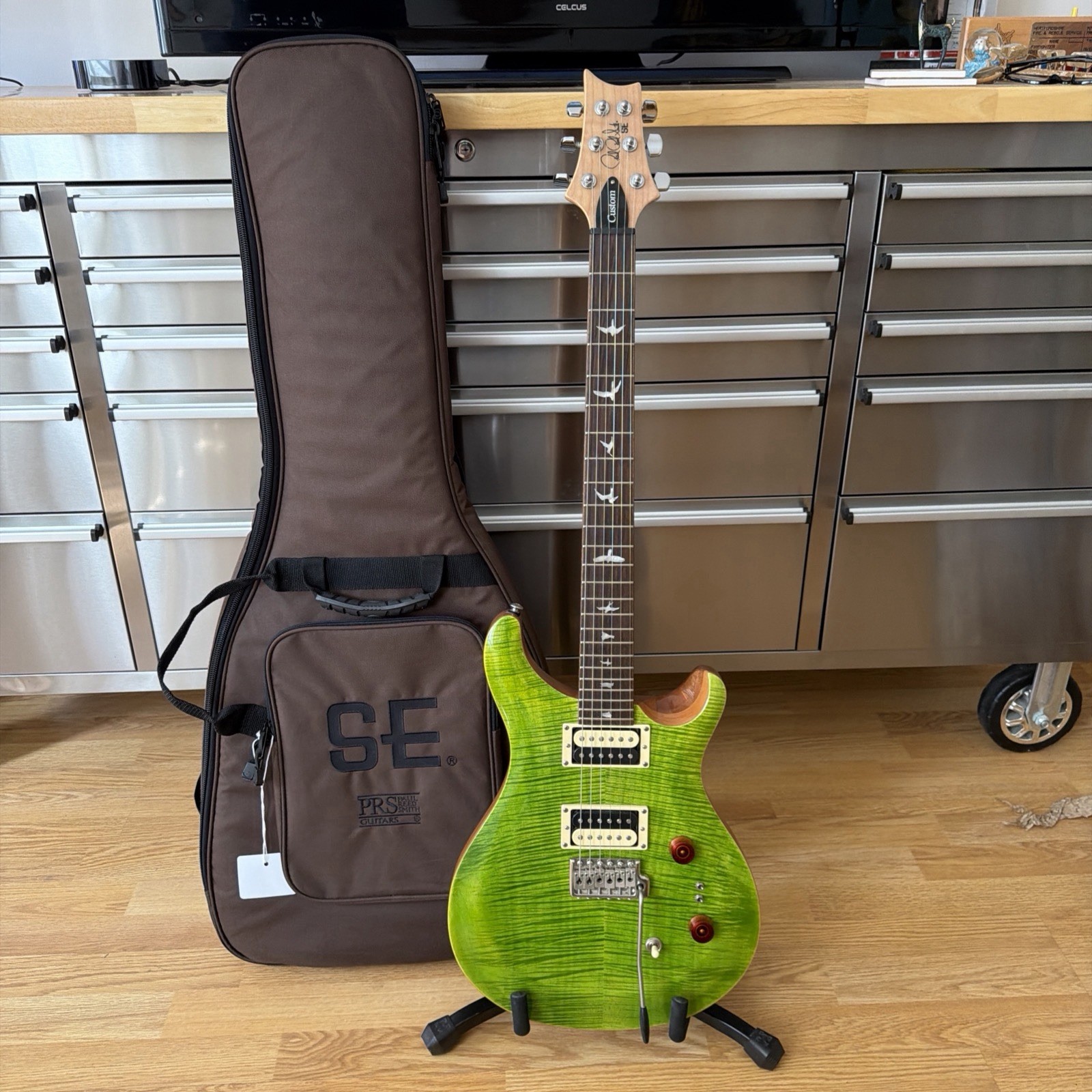 PRS SE Custom 24-08 Eriza Verde Electric Guitar