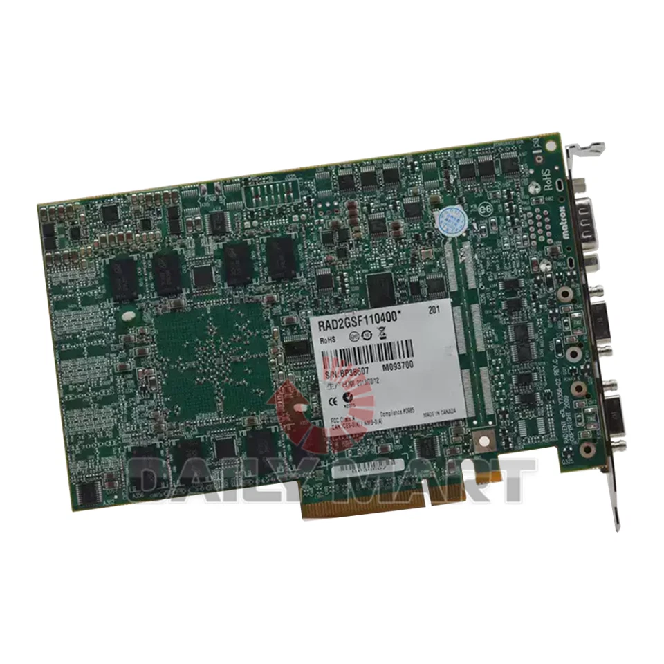 Tarjeta de adquisición de imágenes MATROX RAD2GSF110400* Y7356-02 usada y probada Foto 3 de 3