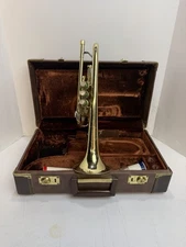 F.E. Olds Ambassador cornet  Fullerton CA USA SN 831859 CLEAN Tested + Olds Case