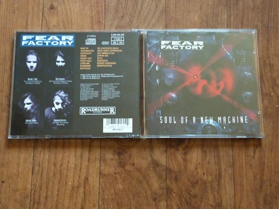 Fear Factory- Soul Of A New Machine, Original-CD 1992 (Divine Heresy,Scarve)